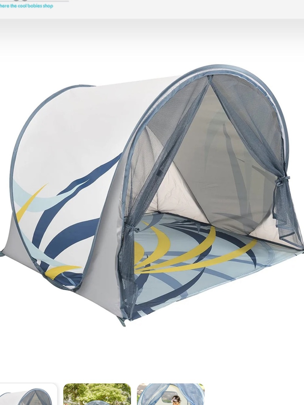 BabyMoov Tent, Anti-UV UPF 50+ Pop-Up Sun Shelter for Children